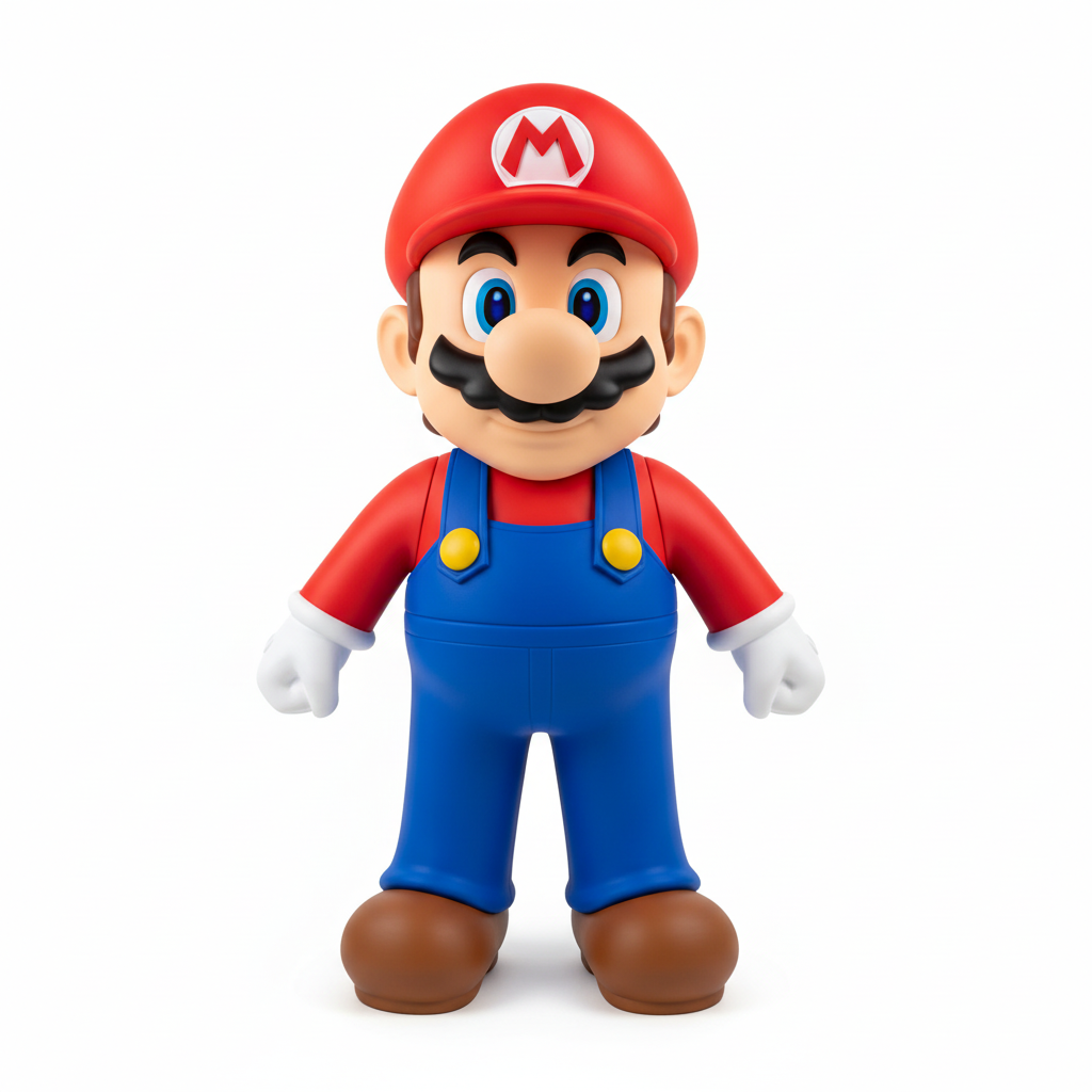 26 inch Mario 3D large figure on white background