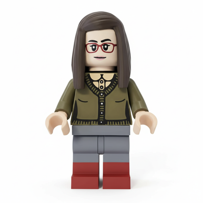 Amy Farrah Fowler 3D printed minifigure front view