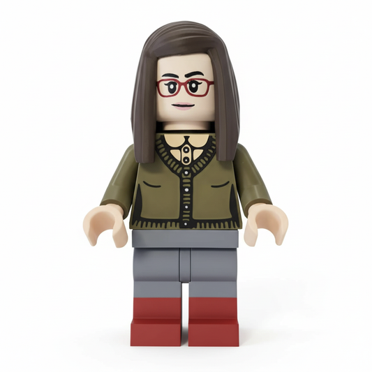 Amy Farrah Fowler 3D printed minifigure front view