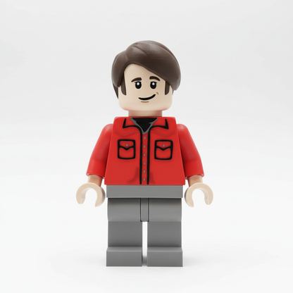 Howard Wolowitz 3D printed minifigure front view