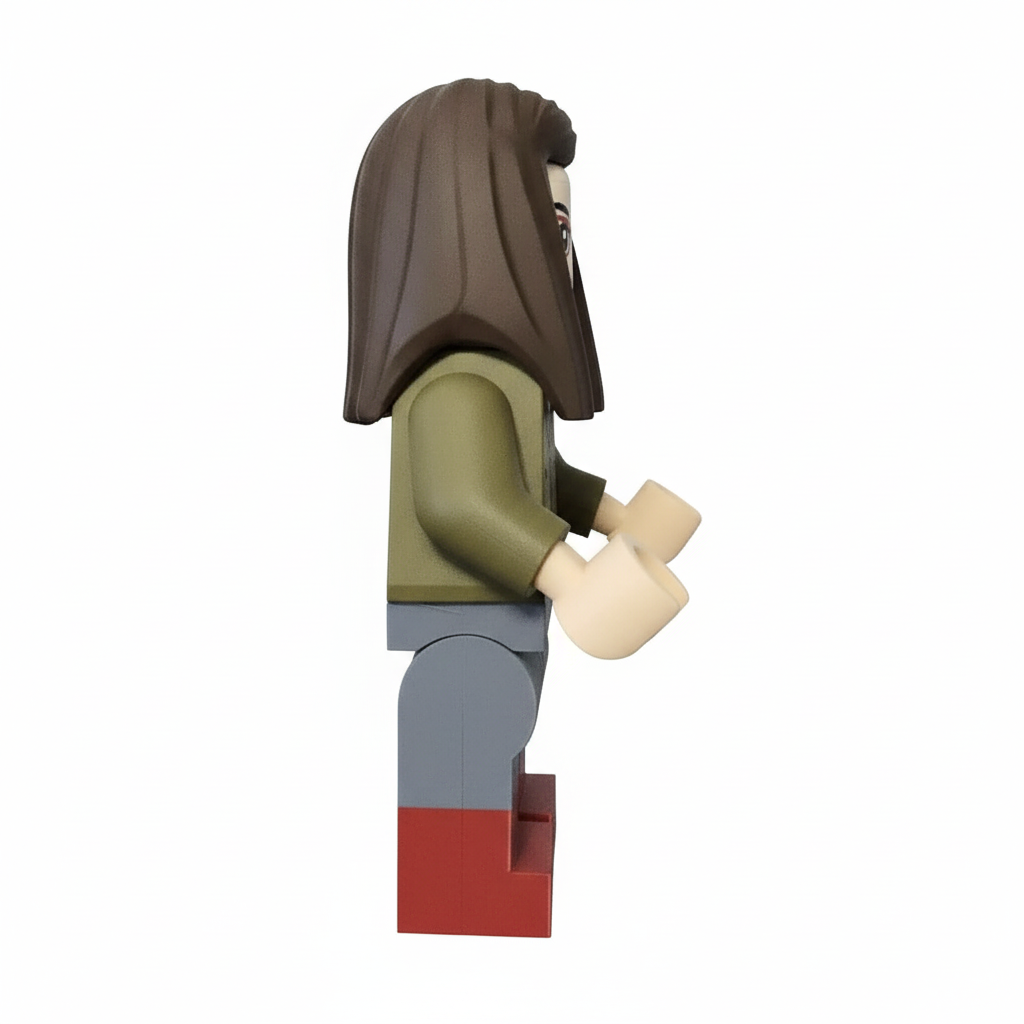 Amy Farrah Fowler 3D printed minifigure side view no background