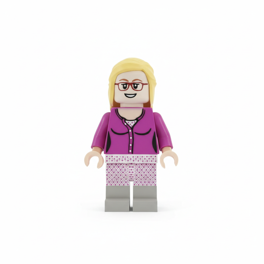 Bernadette Rostenkowski-Wolowitz 3D printed minifigure front view